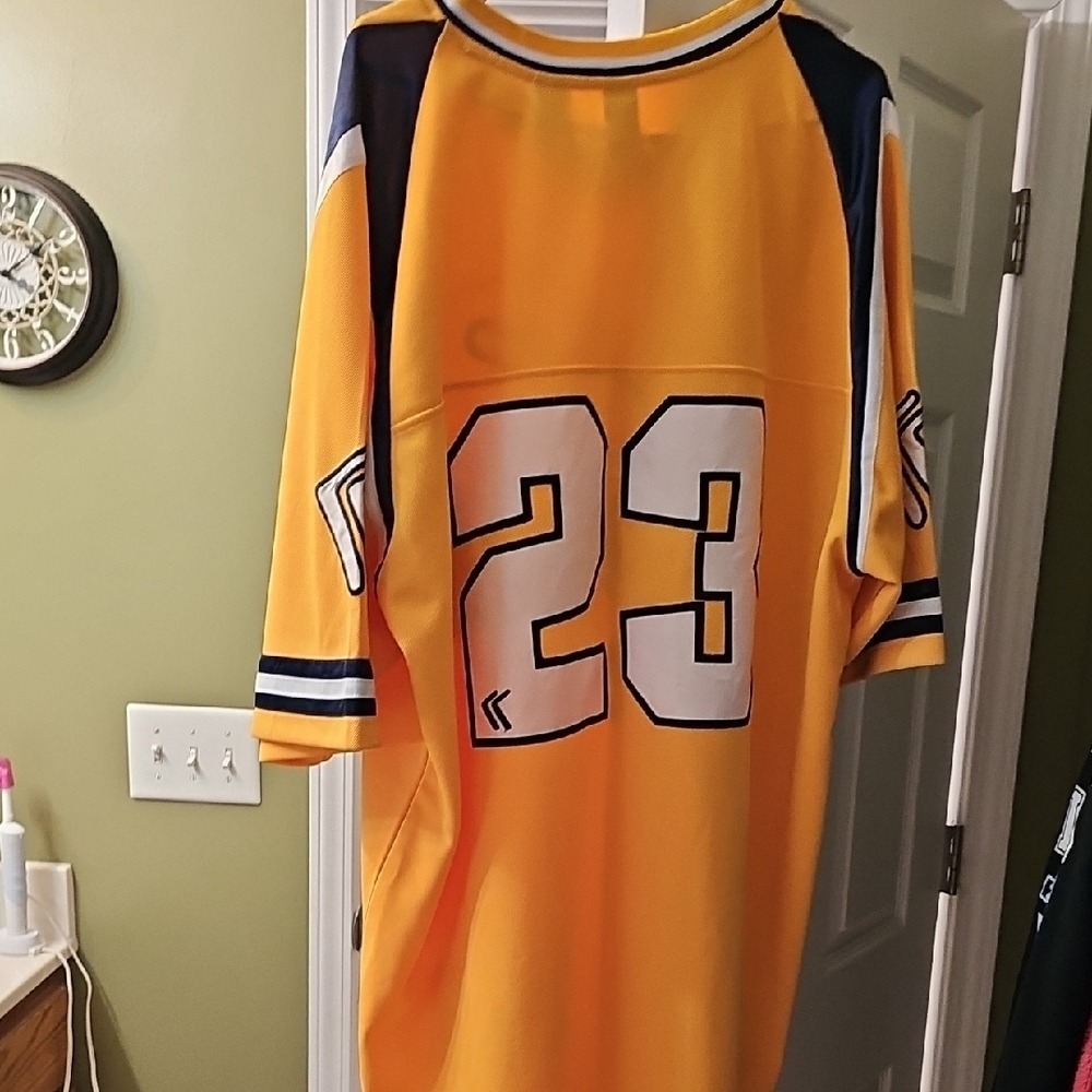 MENS Yellow Sports Jersey - Picture 6 of 6